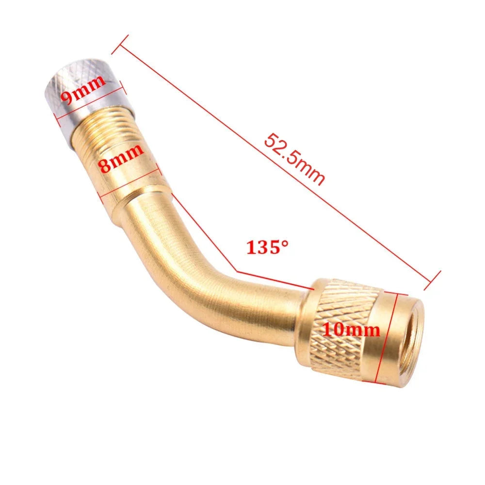 2 Pcs Motorcycle Air Valve Extension