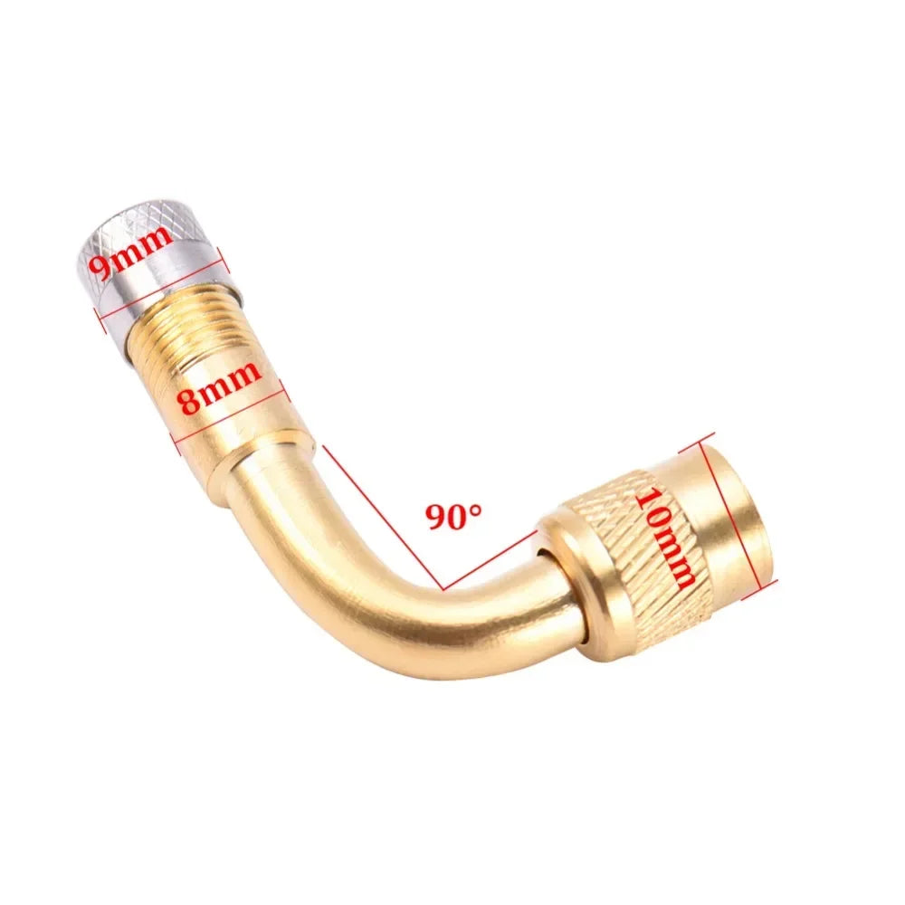 2 Pcs Motorcycle Air Valve Extension