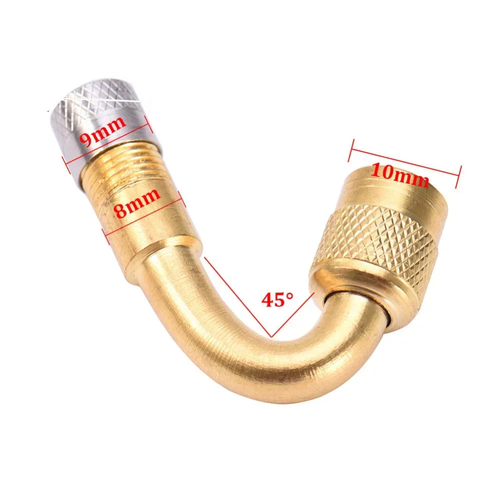 2 Pcs Motorcycle Air Valve Extension