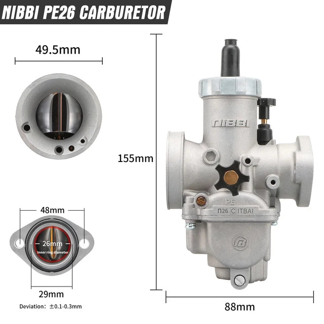 XtremeMotorsports_carburetors_NIBBI-PE-Carburetor-Upgrade-Flange-Silver-PE26