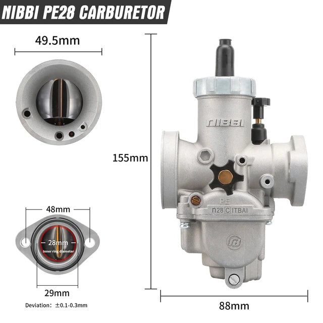 XtremeMotorsports_carburetors_NIBBI-PE-Carburetor-Upgrade-Flange-Silver-PE28