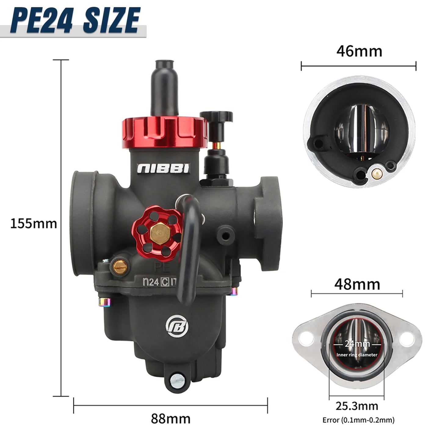 XtremeMotorsports_carburetors_NIBBI-PE-Carburetor-Upgrade-Flange-black-PE24