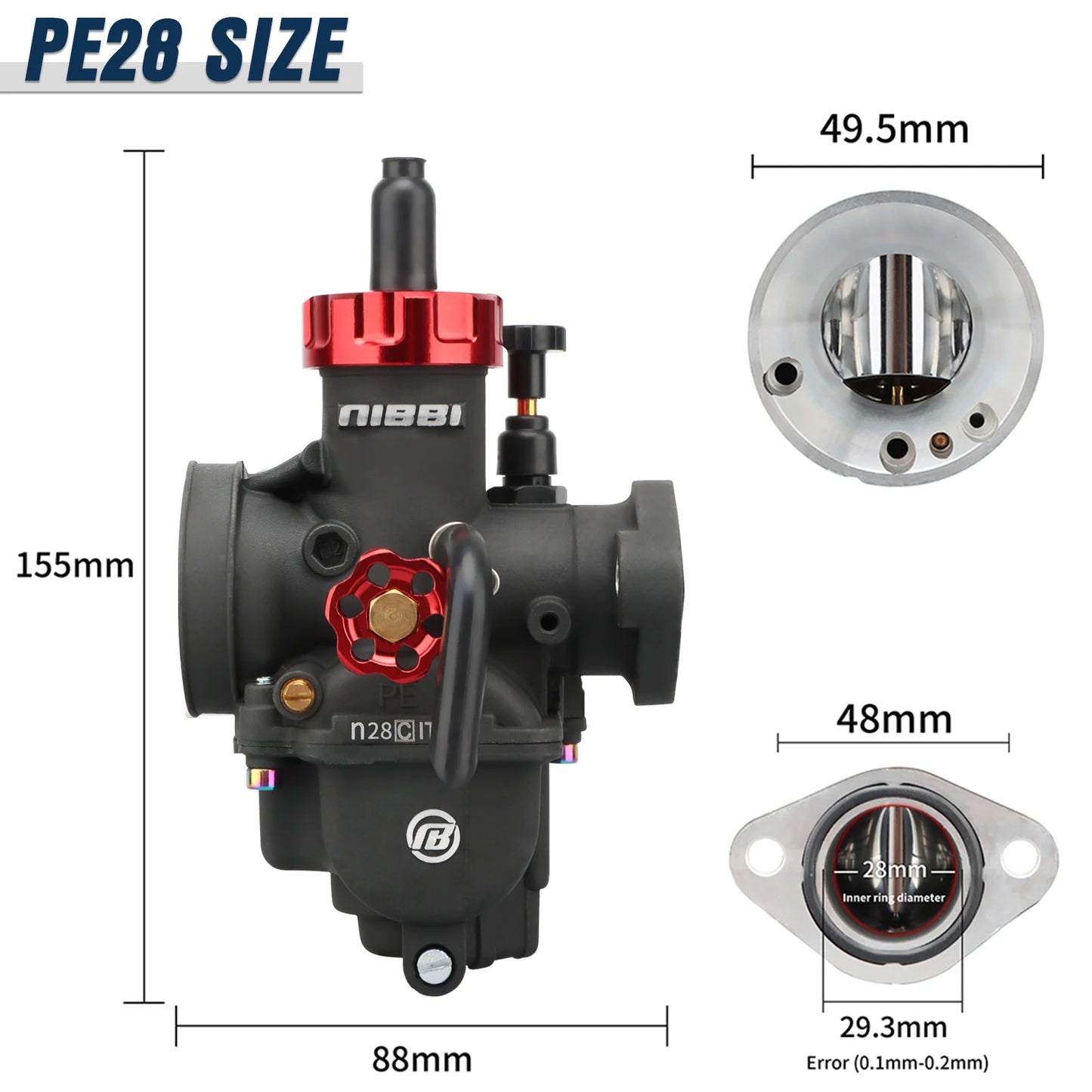 XtremeMotorsports_carburetors_NIBBI-PE-Carburetor-Upgrade-Flange-black-PE28