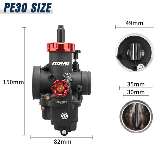 XtremeMotorsports_carburetors_NIBBI-PE-Carburetor-Upgrade-NoFlange-Black-PE30