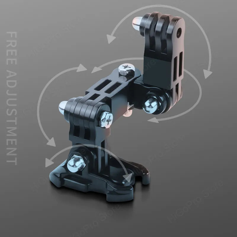 Articulated Helmet Chin Mount for Action Cameras