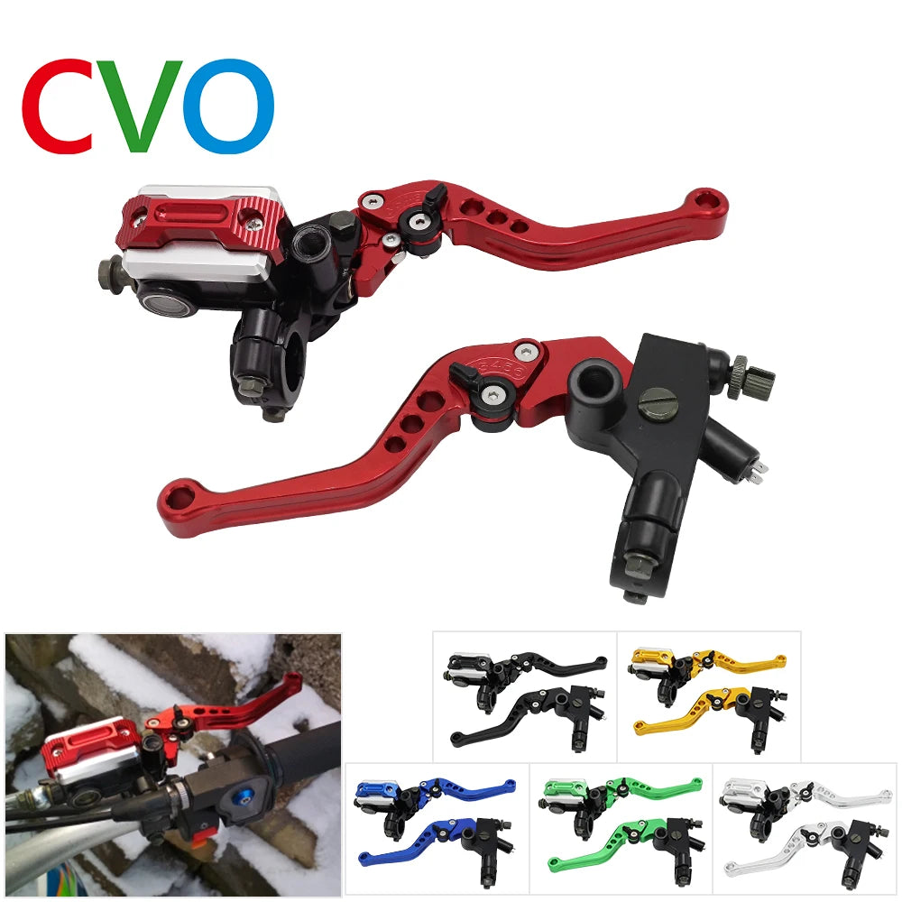 CVO Dirt Bike Hydraulic Brake and Cable Clutch Lever Combo