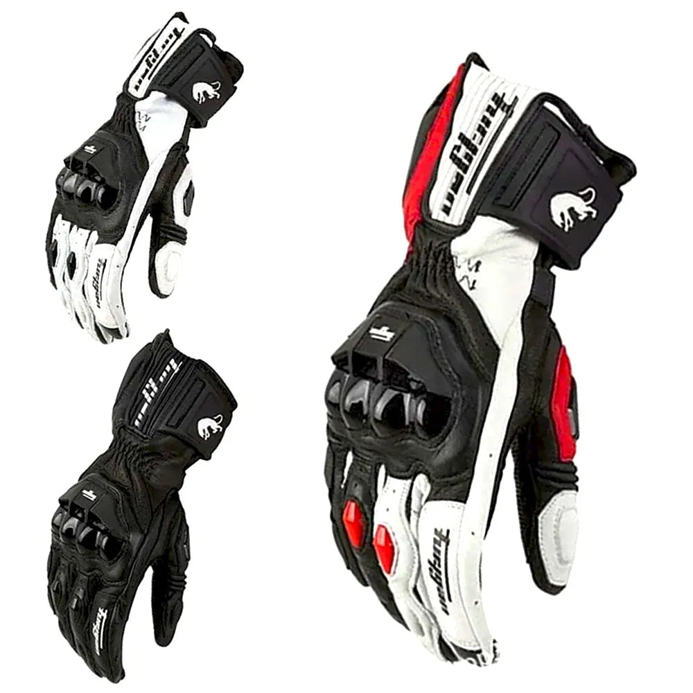 Genuine Leather Motocross Gloves