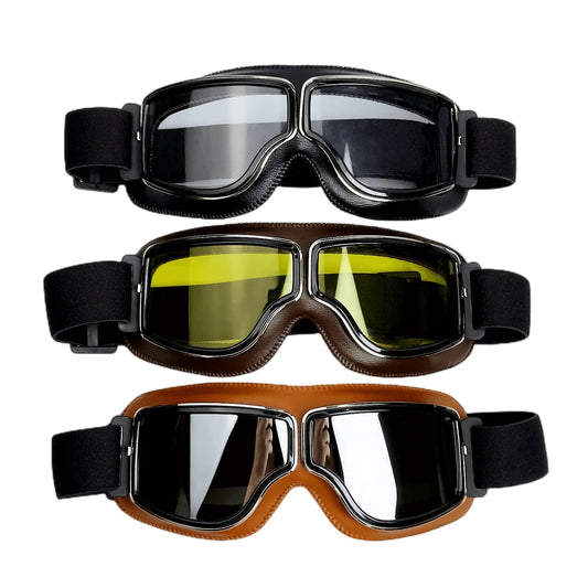 Vintage Design Retro Motorcycle Goggles