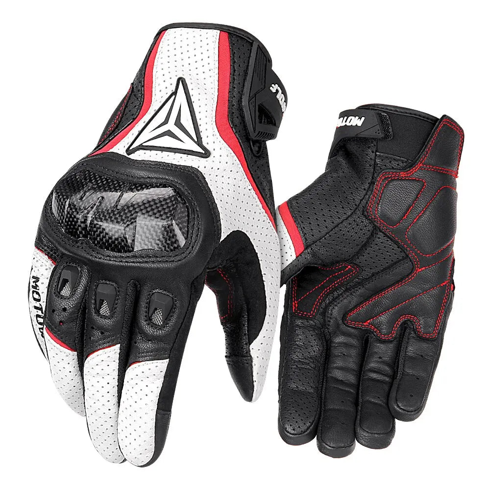 Genuine Leather MX Gloves featuring Touch Screen Support (3 Colors to Choose From!)