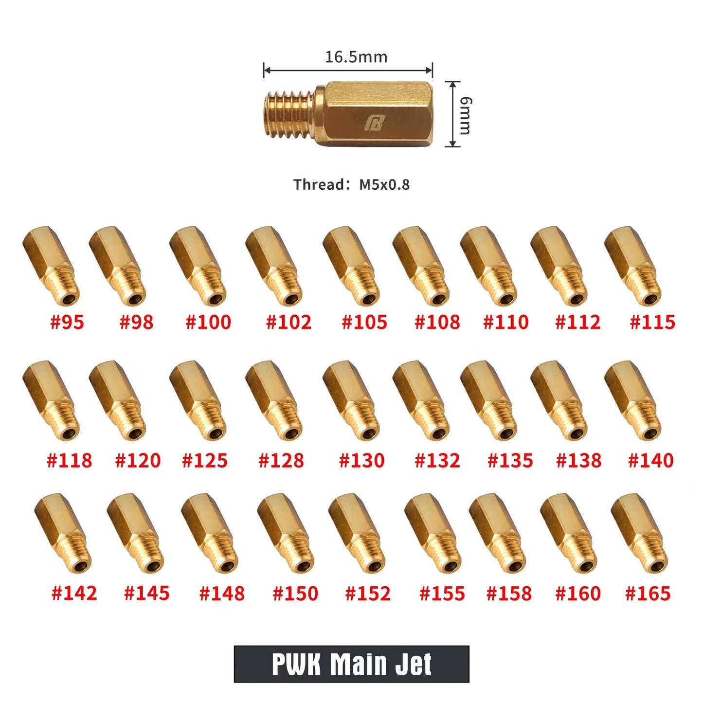 NIBBI Jets for PWK and PE Carburetors