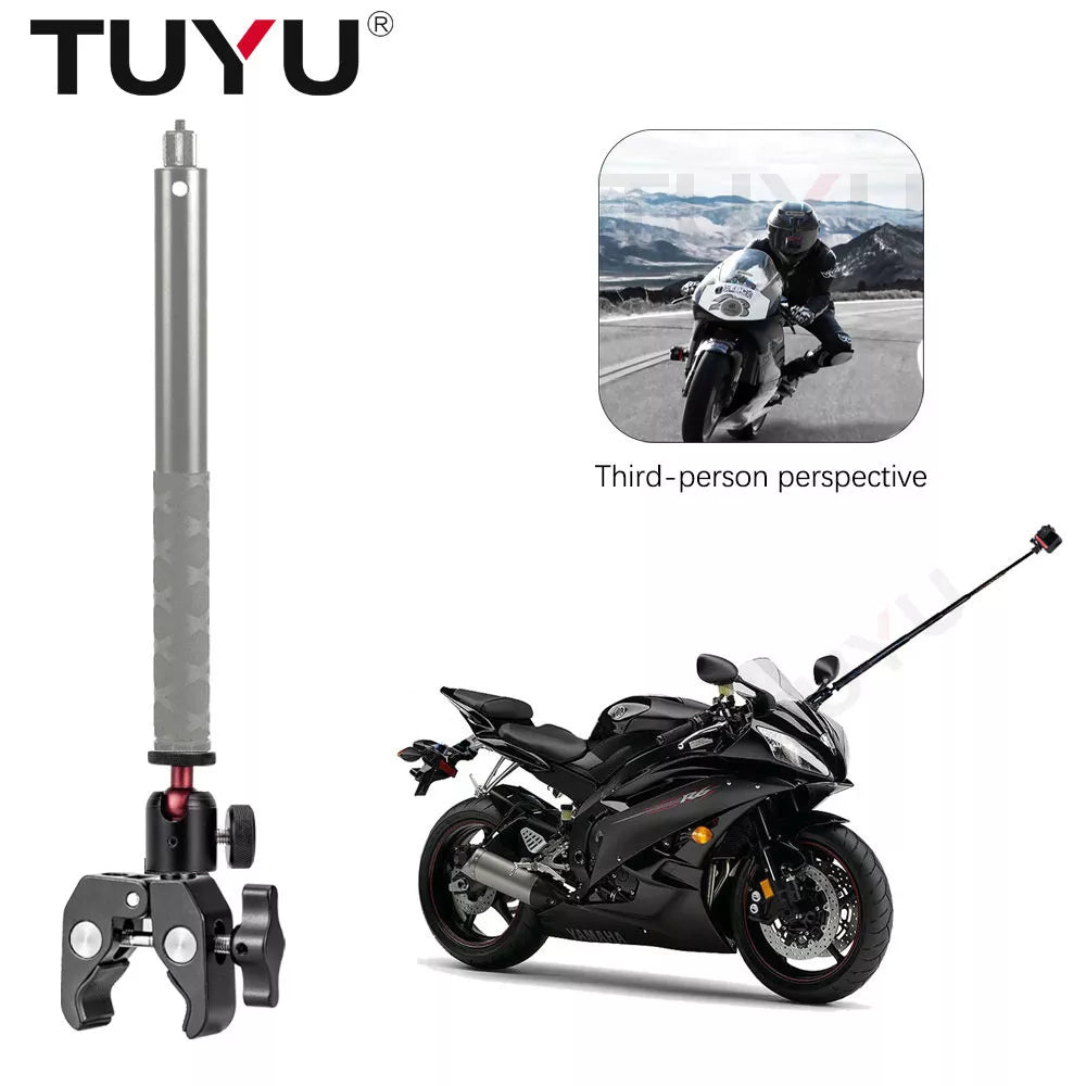 Action Camera Selfie Stick for Motorcycles