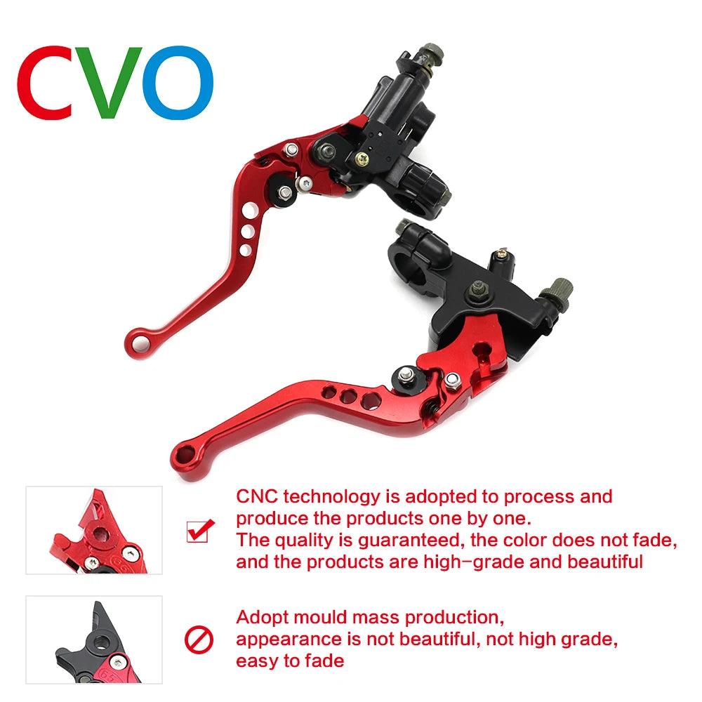 CVO Dirt Bike Hydraulic Brake and Cable Clutch Lever Combo