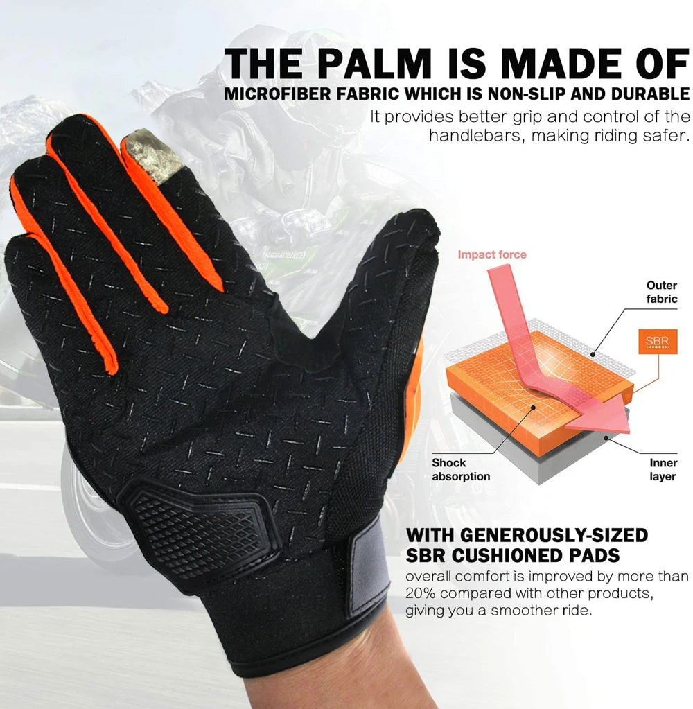 Cool MX Gloves with Touch Screen Support (Choose from 20 Different Styles and Colors)