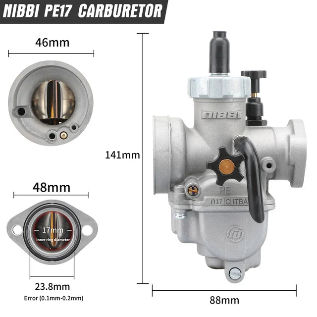 XtremeMotorsports_carburetors_NIBBI-PE-Carburetor-Upgrade-Flange-Silver-PE17