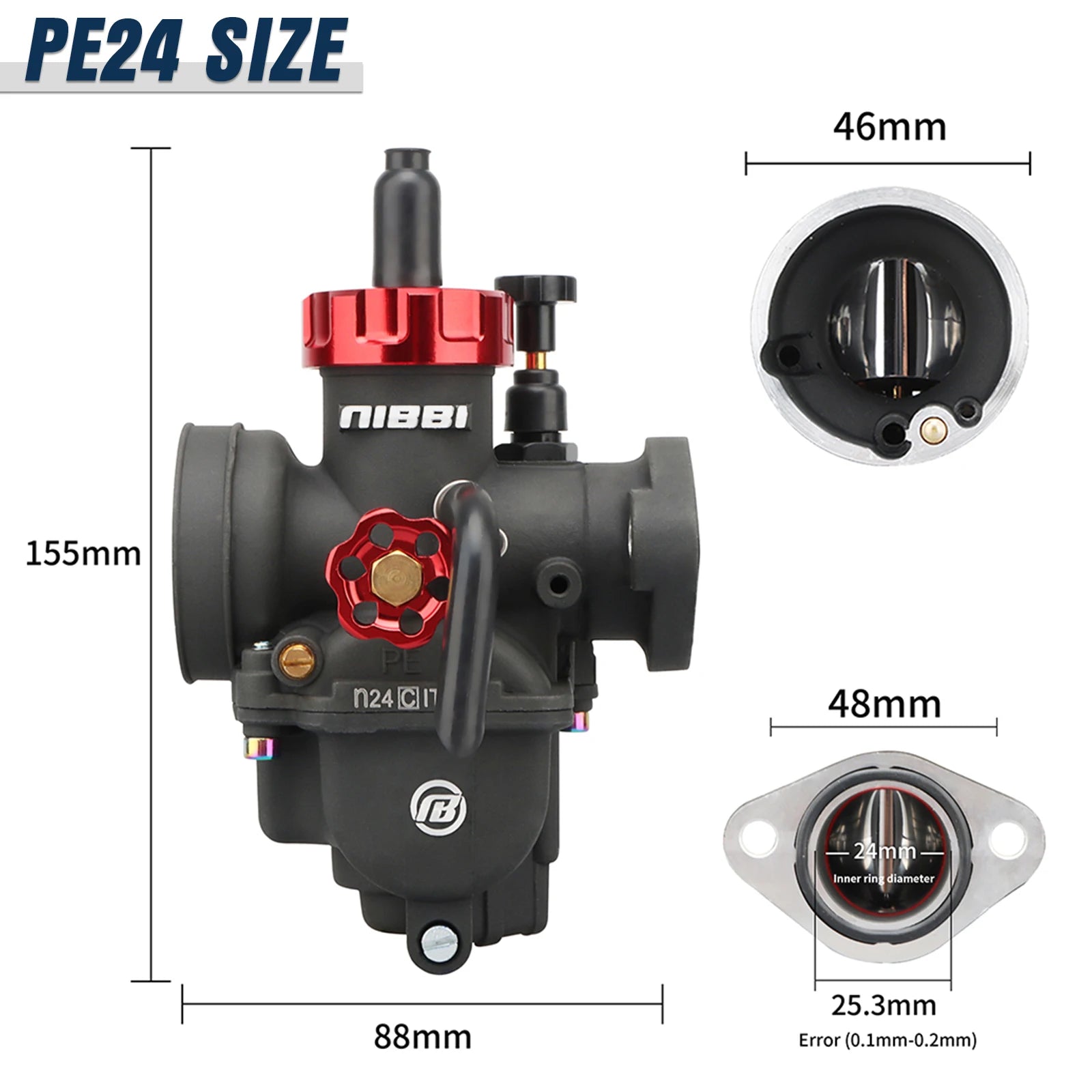 XtremeMotorsports_carburetors_NIBBI-PE-Carburetor-Upgrade-Flange-black-PE24